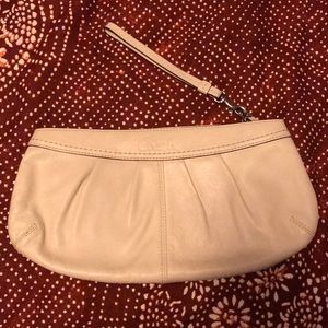 Large Coach clutch/wristlet